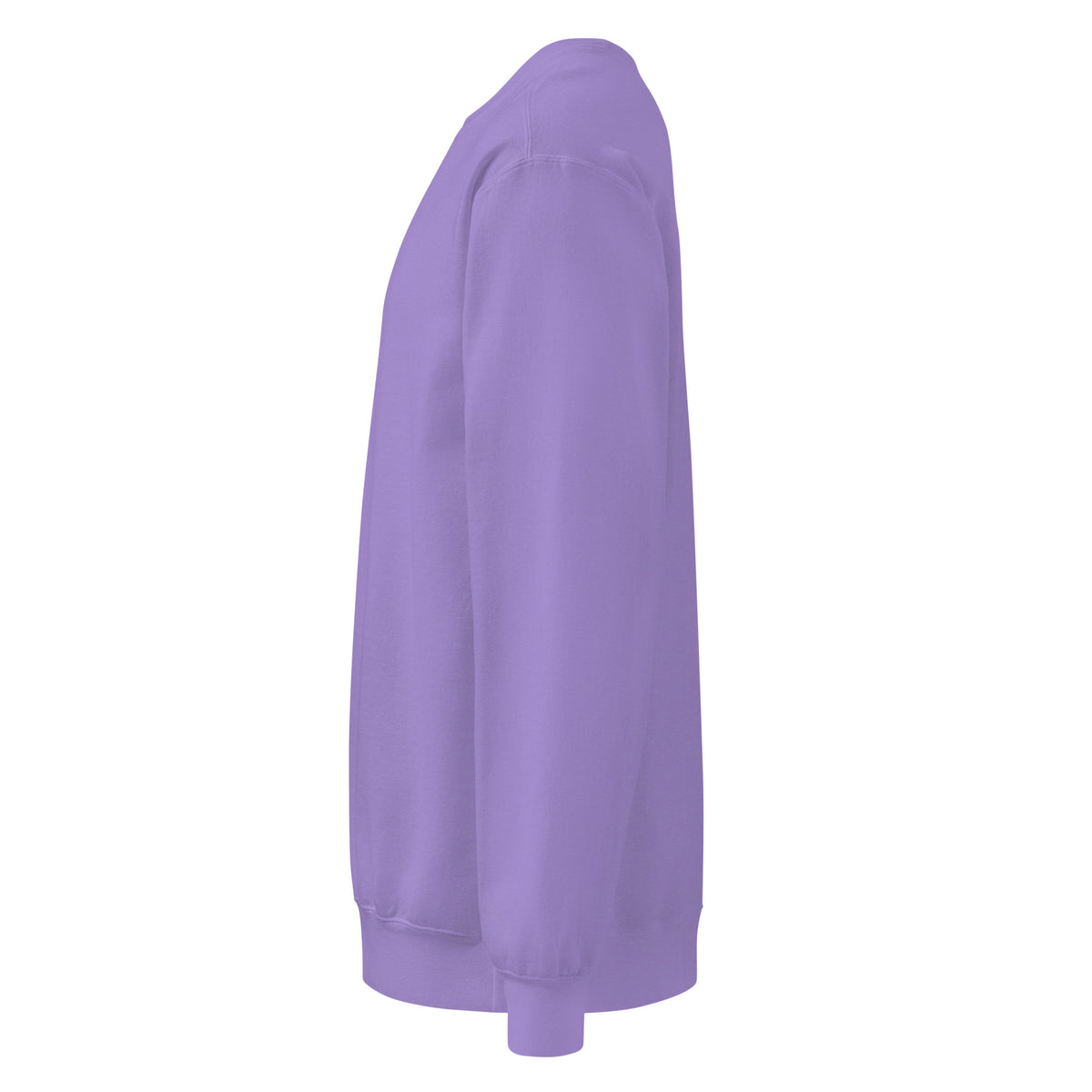 Textilgefärbter Unisex-Pullover von Sick Story in Violett – linke Seitenansicht
