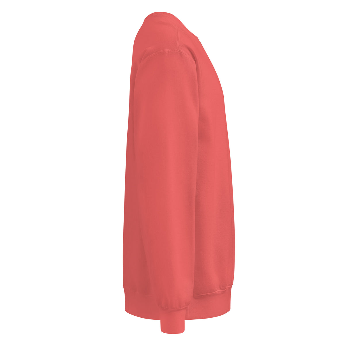 Textilgefärbter Unisex-Pullover von Sick Story in Watermelon – rechte Seitenansicht