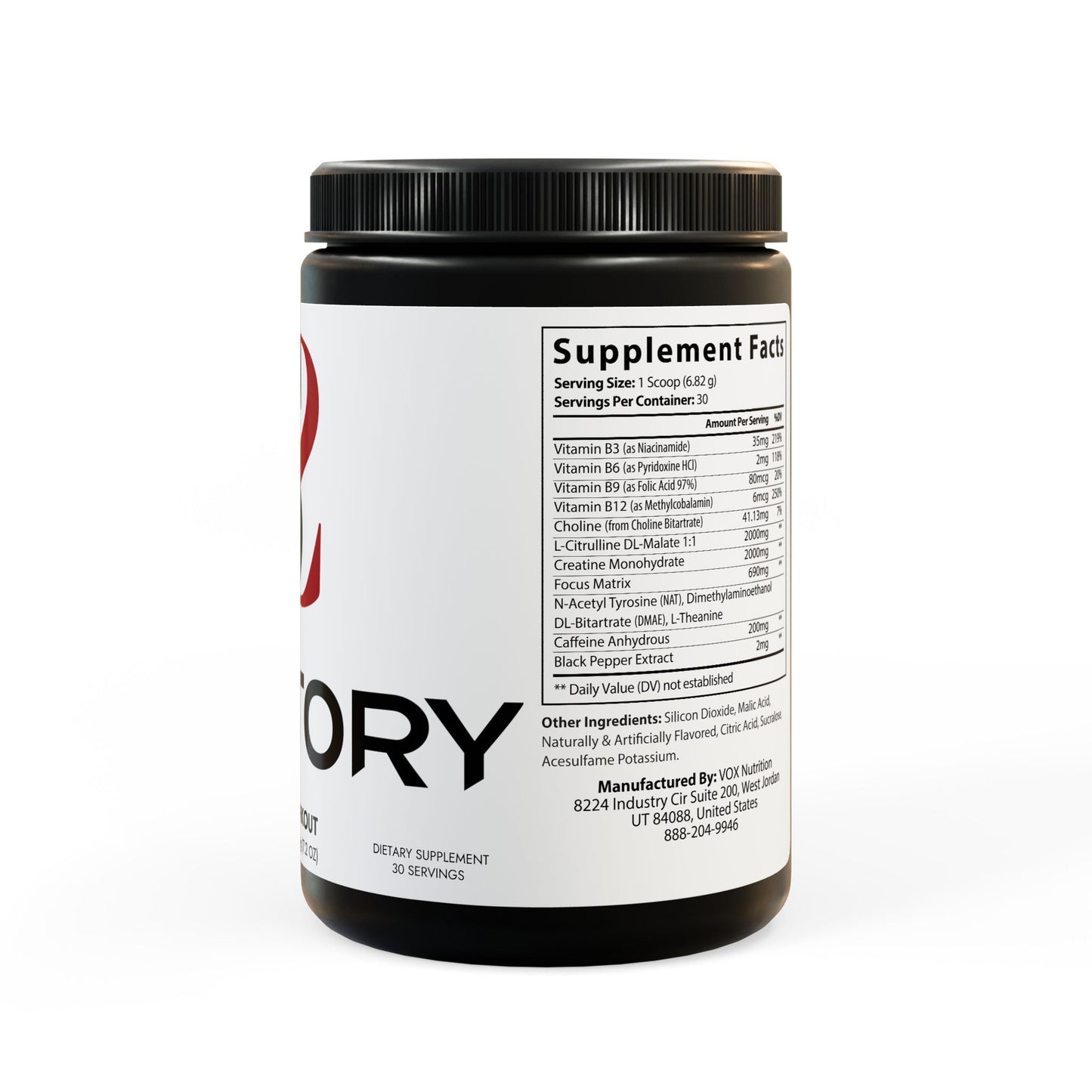 Pre-Workout Supplement, Fruit Punch (204g, 7.1oz)