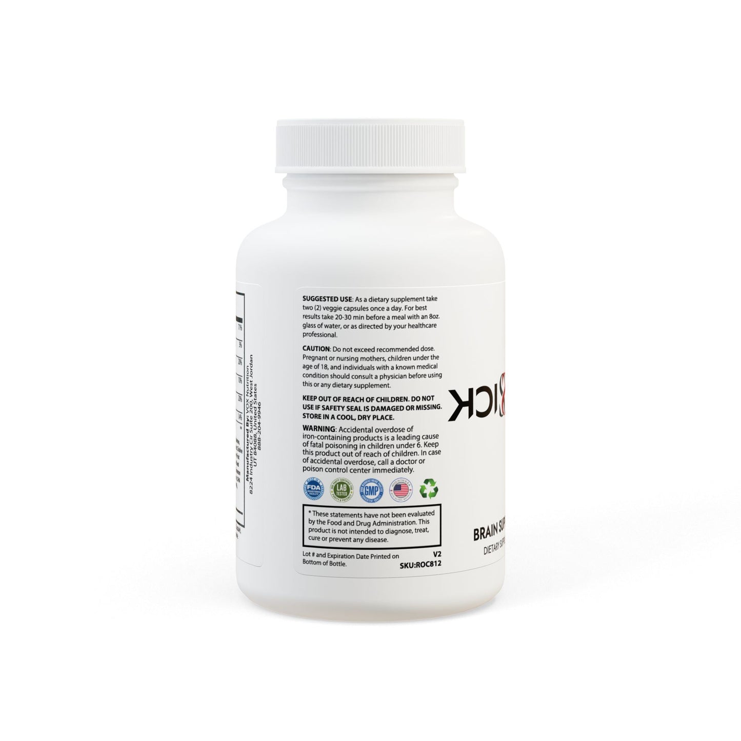 Brain Support Complex Supplement (60 Capsules)