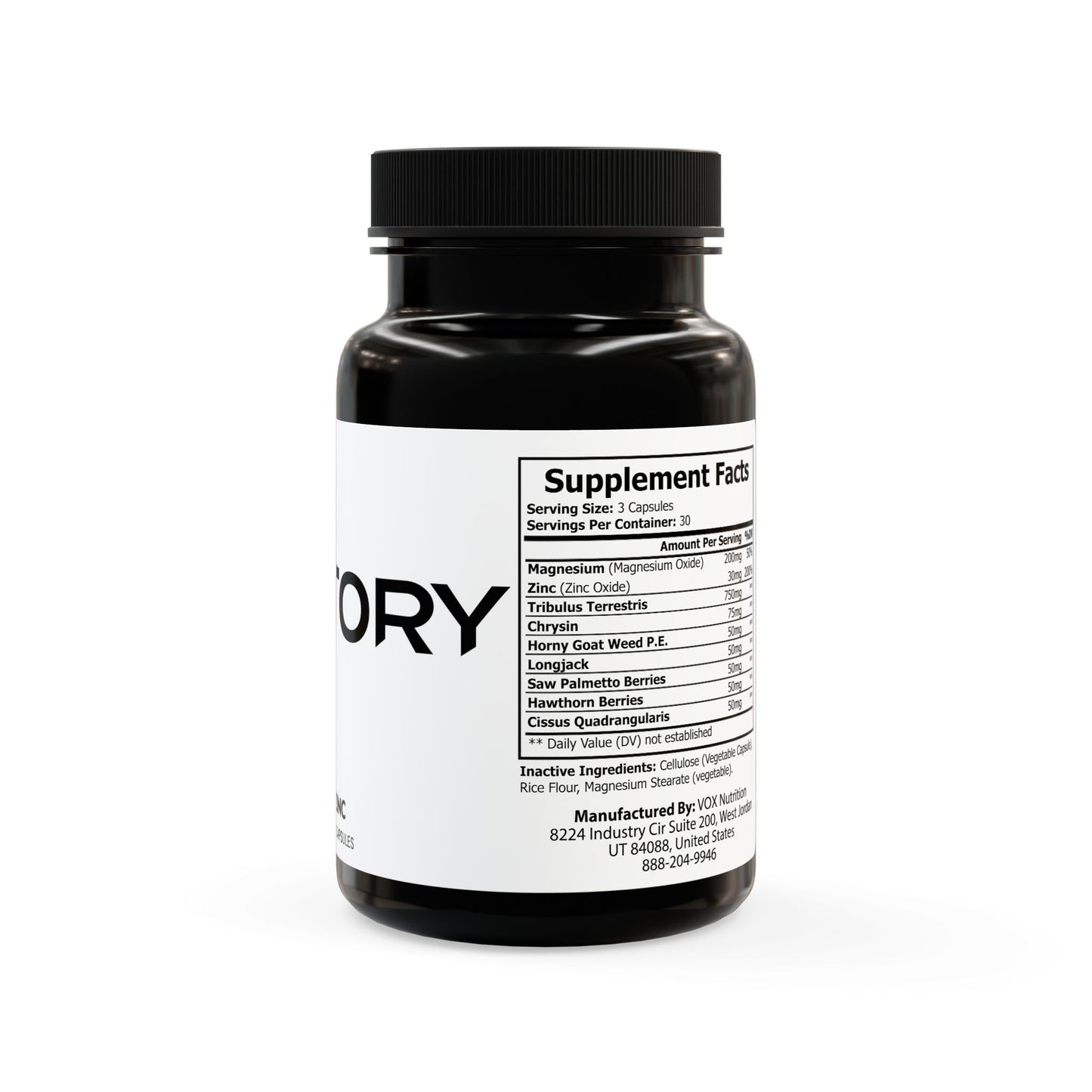 Magnesium Zinc Supplement (90 Capsules)