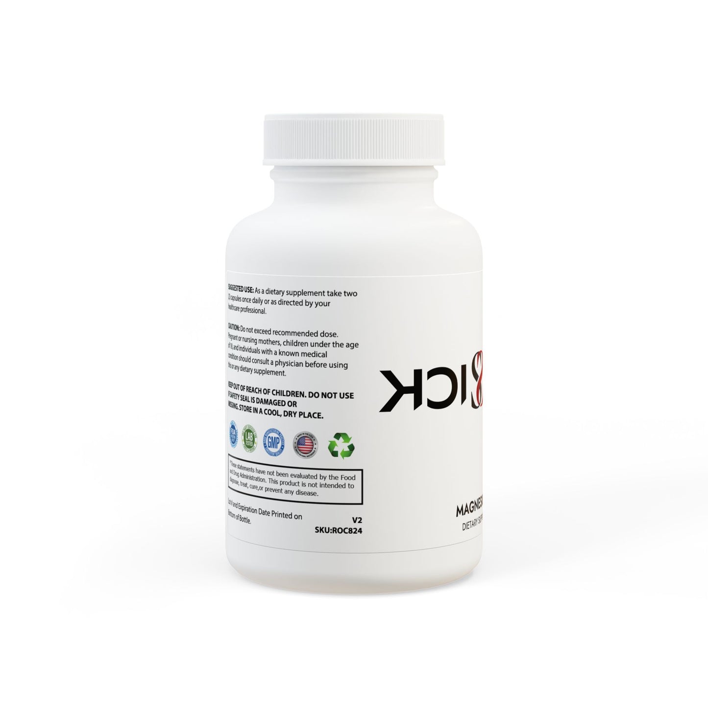 Magnesium Glycinate Supplement (60 Capsules)