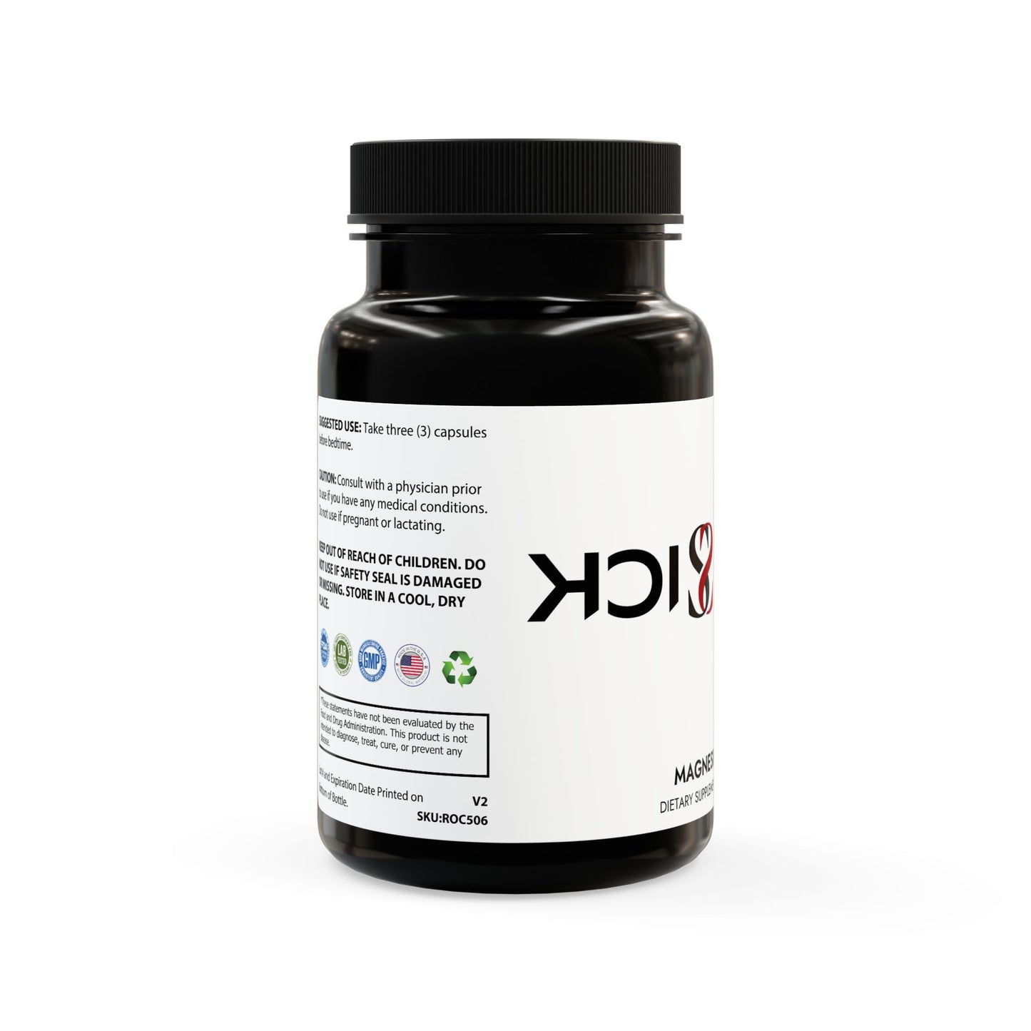 Magnesium Zinc Supplement (90 Capsules)