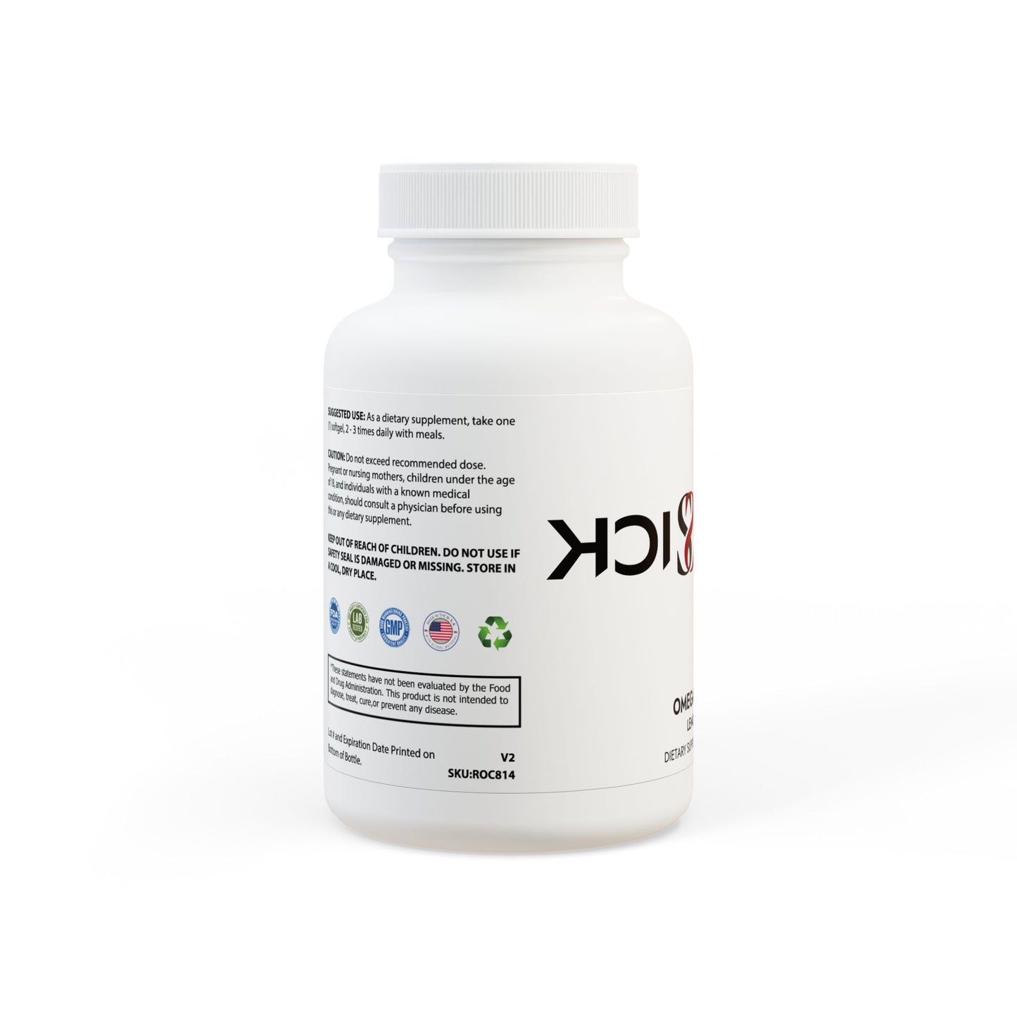 Omega 3 Fish Oil Supplement (60 Softgels)