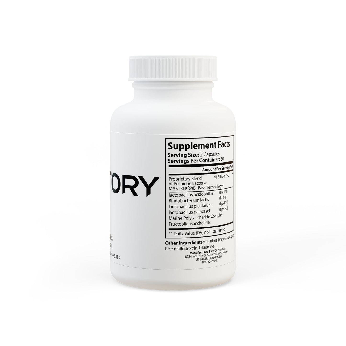 Probiotics Supplement (60 Capsules)