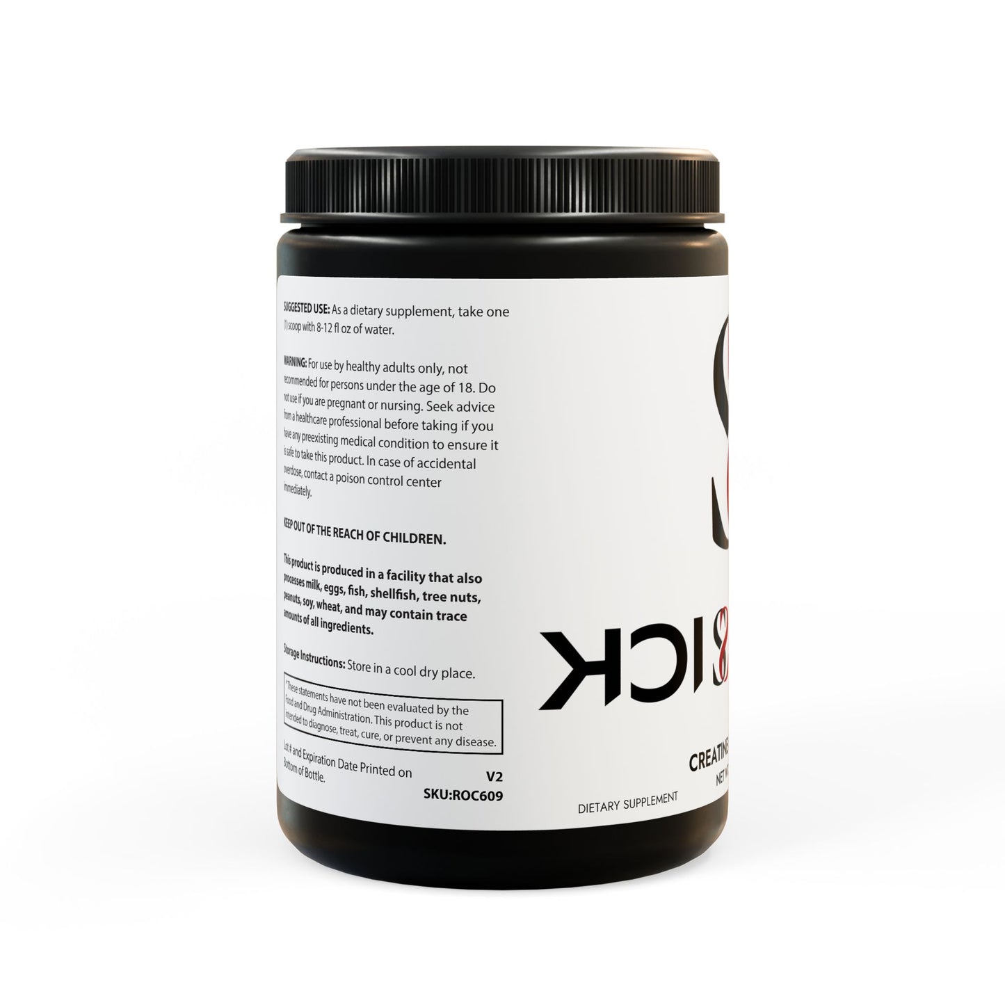 Creatine Monohydrate Supplement (300g, 10.58oz)