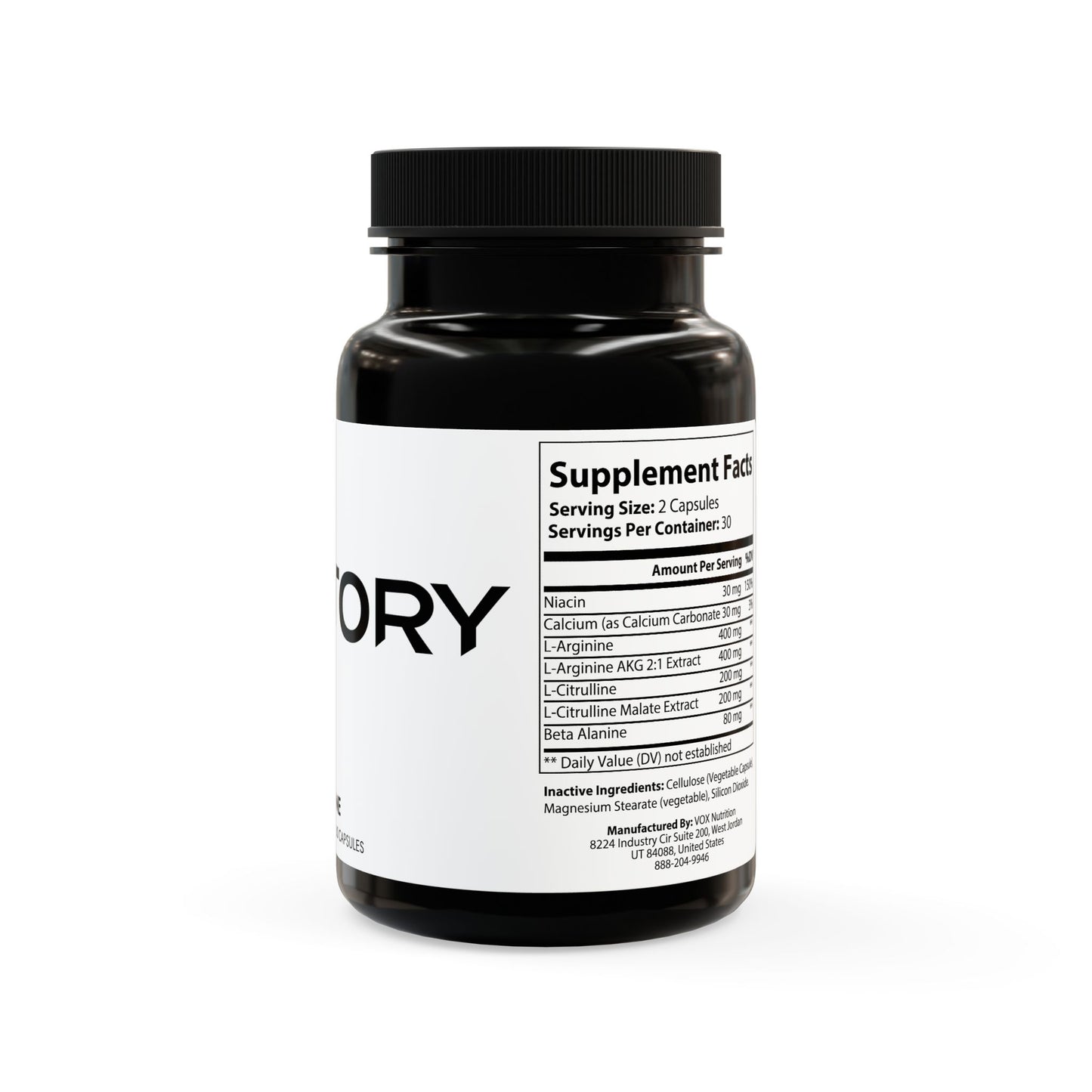 L-Arginine Supplement (60 Capsules)