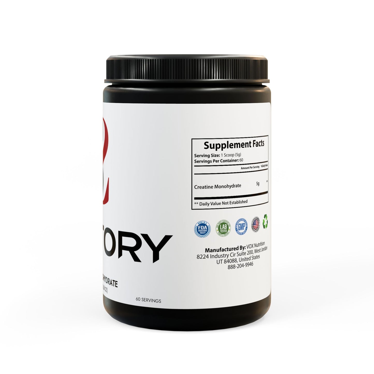 Creatine Monohydrate Supplement (300g, 10.58oz)