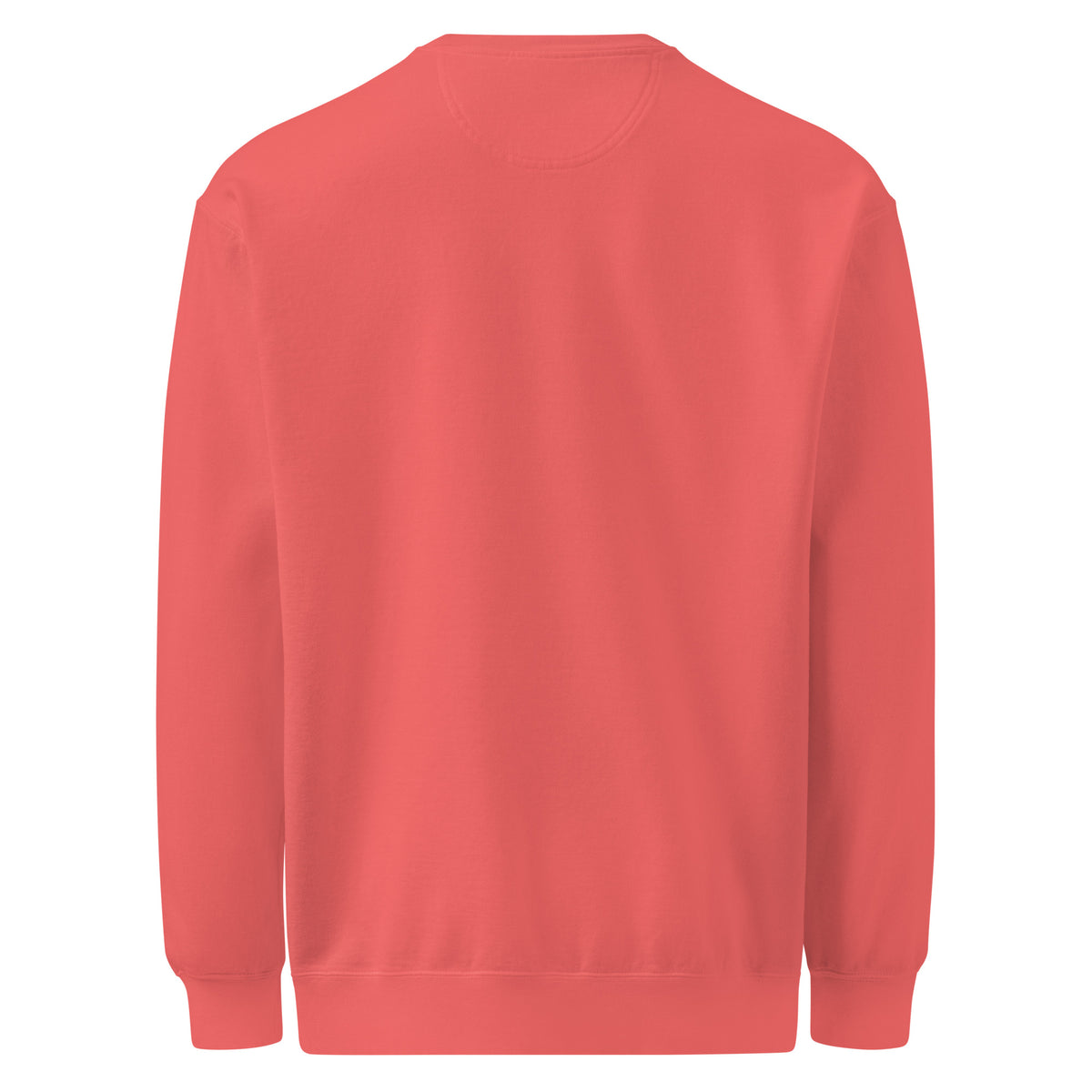 Textilgefärbter Unisex-Pullover von Sick Story in Watermelon – Rückansicht